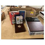 Stamp + Coin Books, Coin Boxes