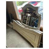 Bedroom mirror, footboards king and queen