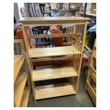 Wood book shelf