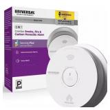 Hardwired CO Detector with Battery Backup