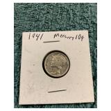 1941 Mercury Dime