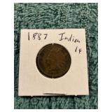 1887 Indian Penny