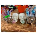 2ct. Skull Candy Bowl, 2ct. Skull W/Gum, Bird Pen