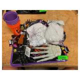 6ct Halloween Tumblers 11.5oz, 4ct Spider Web Tong