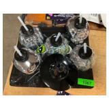 6ct. Halloween Cup W/Straw, Halloween Totebag, Cat