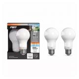 6ct Feit 100W Eq A19 Dimmable LED Filament 2-Pack