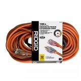 100 ft. 12/3 Heavy Duty Ext. Cord, Lighted End