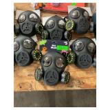 6ct Costume gas masks