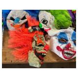 4ct Assorted clow masks