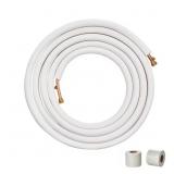 25 ft Mini Split Line Set 1/4" & 3/8" Tubing