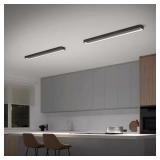 Aiden Matte Black LED Flat Panel 30W 5CCT