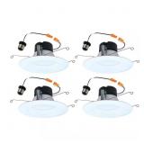 HALO LT 5/6" LED Recessed Light Trim (4-Pack)