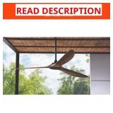 Tager 72 in. Outdoor Ceiling Fan NO Remote