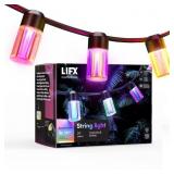 12-Light 24 ft Outdoor RGB LED String Light