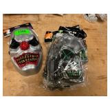 3ct. Light Up Mask, 2ct. Evil Clown Mask