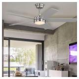 Cornwall 52-in Brushed Nickel Ceiling Fan