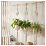 Cotton Rope Macrame Plant Hanger with Tassels