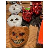 3ct Halloween costume masks