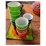 Halloween tote & Halloween cups