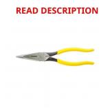 8 in. Heavy-Duty Long Nose Side Cutting Pliers