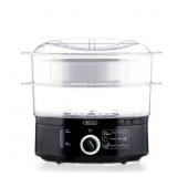 1.25 Qt. Black Food Steamer and Rice Cooker