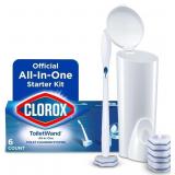 Clorox Disinfecting ToiletWand, & toilet brush hol