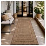 MontVoo 2x6 ft Indoor/Outdoor Runner Rug