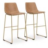 2pk Crandox Bar Height Bar Stool