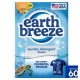3ct Earth Breeze Citrus Laundry Detergent Sheets