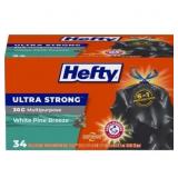 Hefty Ultra Strong Trash Bags 30gal 34ct
