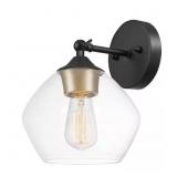 Harrow 1-Light Matte Black Wall Sconce