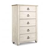 Signature Willowton 5-Drawer Chest Dresser