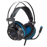 Gaming Black Wired Headphones with Mic
