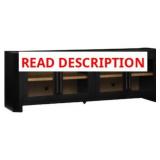 Bracken French Black Extra Large TV Stand