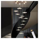 108W 12-Light LED Pendant Light with Timer