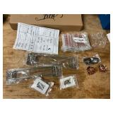 Magnetic clips, Shower Wall Rods , 20 springs