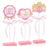 2ct MOM Wooden Signs for Mother