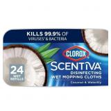 2ct Scentiva Coconut & Waterlily Mop Refills (24)