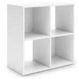 Signature Design Onita 4-Cube Organizer White