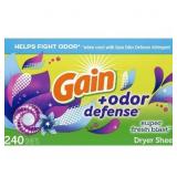 Gain Odor Defense Sheets - 240ct
