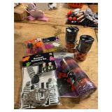 Halloween grab bag: Ribbon, light-up necklace