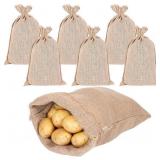 MAKITA Burlap Drawstring Bags, 15.8" x 23.6"