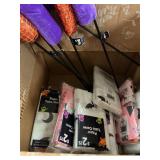 Halloween signs, dog tshirts, paper tablecloths