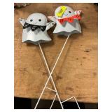Halloween small ghost stake 2ea