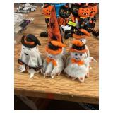 4ct felt ghost, Halloween gnome