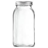 GLING 64 oz Wide-Mouth Mason Jars with Lids