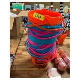 28ct pumpkin buckets, pumpkin/Haloween decor