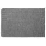 Noodle Memory Foam Bath Rug 24x36" (2) Gray