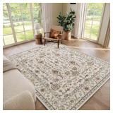 Washable 6x9 Area Rugs for Living Room/Bedroom