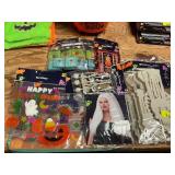 Halloween stickers, plastic skeleton door cover